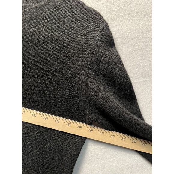 Skull Cashmere Sweater Women’s Size S in Black Destroyed Distressed Style - Picture 12 of 15